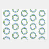 Chinoiserie Wreath & Garden Geschenkpapier Set (Vorderseite)