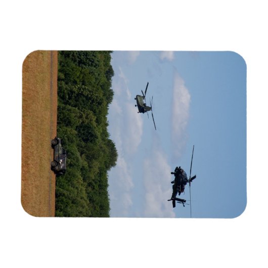 Chinook, Apache, Jeep-Magnet Magnet (Horizontal)