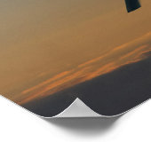 Chinook bei Sunset Poster (Ecke)
