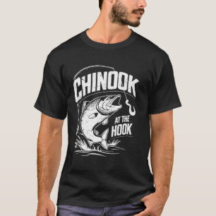 Chinook beim Haken-Lachs-Angeln T-Shirt