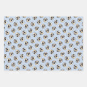 Chinook Drop Ohrmalerei Original Schlittenhunde Ku Geschenkpapier Set (Vorderseite)