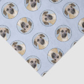 Chinook Drop Ohrmalerei Original Schlittenhunde Ku Seidenpapier (Ausschnitt)