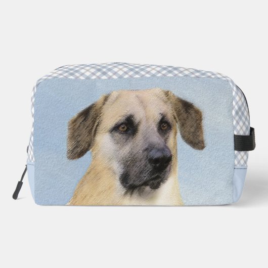 Chinook Drop Ohrmalerei Original Schlittenhunde Ku Waschbeutel (Rückseite)