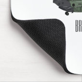 Chinook Heerhubschrauber Cartoon Illustration Mousepad (Ecke)