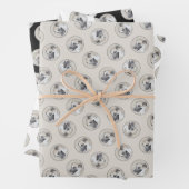 Chinook Helicopter Ohrenmalerei Original Hundkunst Geschenkpapier Set (Beispiel)