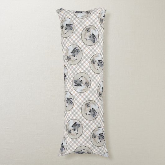 Chinook Helicopter Ohrenmalerei Original Hundkunst Seitenschläferkissen (Vorderseite Vertikal)