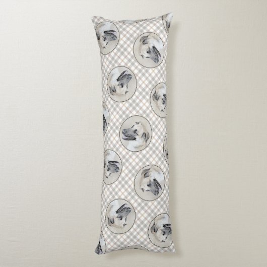 Chinook Helicopter Ohrenmalerei Original Hundkunst Seitenschläferkissen (Rückseite (Vertikal))