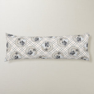 Chinook Helicopter Ohrenmalerei Original Hundkunst Seitenschläferkissen