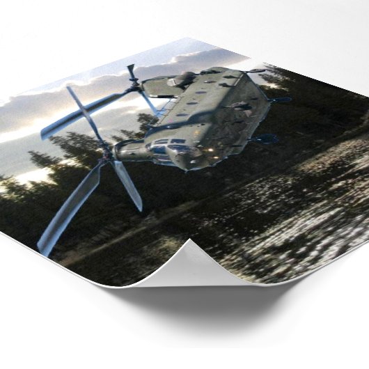CHINOOK HELICOPTER POSTER (Ecke)