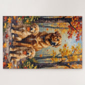 Chinook Herbstwald Kunst Puzzle (Horizontal)