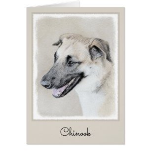 Chinook (Hubschrauberohren) Malerei - Hundekunst