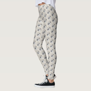 Chinook (Hubschrauberohren) Malerei - Hundekunst Leggings