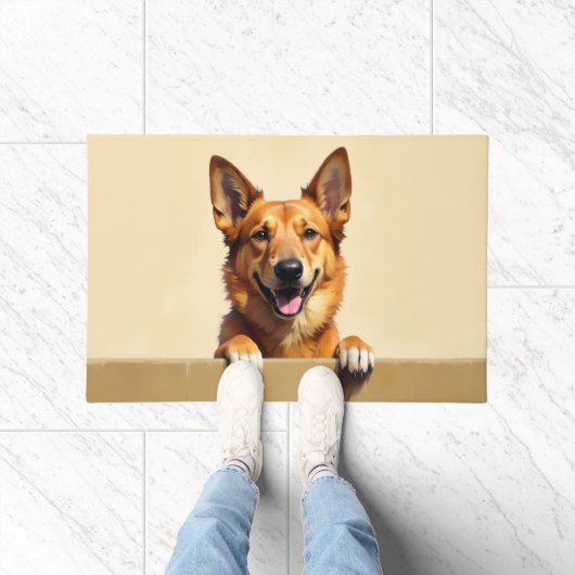 Chinook Hund Fußmatte Kunst (Indoor)