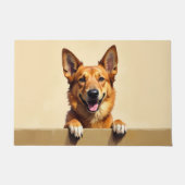 Chinook Hund Fußmatte Kunst (Vorderseite)