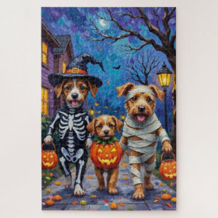 Chinook Hunde Trick-or-Treating Halloween-Kostüm Puzzle