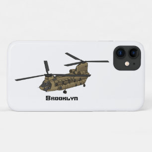 Chinook-Illustration für Militärhubschrauber Case-Mate iPhone Hülle