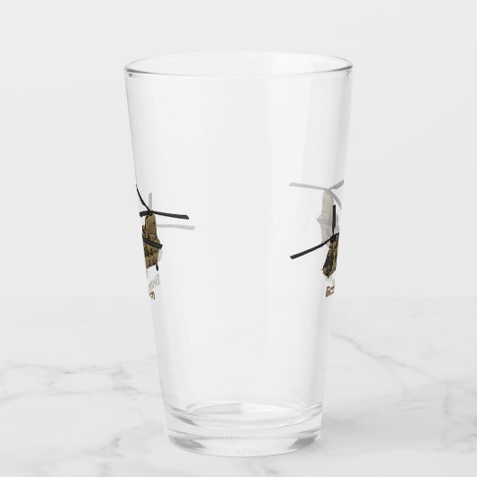 Chinook-Illustration für Militärhubschrauber Glas (Links)