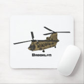 Chinook-Illustration für Militärhubschrauber Mousepad (Mit Mouse)