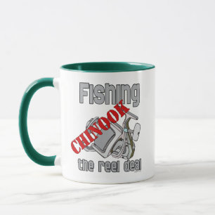 Chinook-Lachs Angeln Tasse