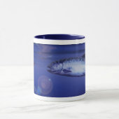 Chinook Lachs auf der Jagd nach einer Fliege Tasse (Zentrum)