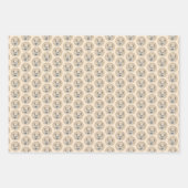 Chinook (Ohrspitze) Malerei - Original Hundkunst Geschenkpapier Set (Vorderseite)