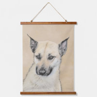 Chinook (Ohrspitze) Malerei - Original Hundkunst