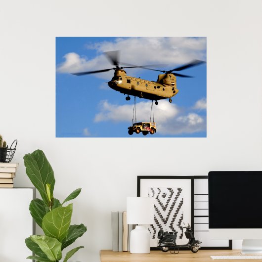 Chinook Poster (Heimbüro)