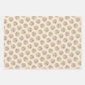 Chinook Puppy Pointed Ohren Zeichnen Haustier Hund Geschenkpapier Set (Vorderseite)