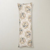 Chinook Puppy Pointed Ohren Zeichnen Haustier Hund Seitenschläferkissen (Rückseite (Vertikal))