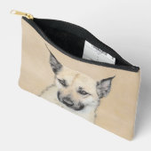 Chinook Puppy Pointed Ohren Zeichnen Haustier Hund Zubehörtasche (Offen)