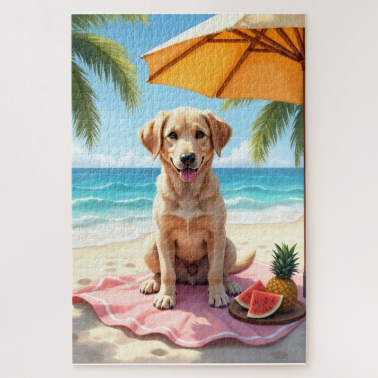 Chinook Relaxing Beach Scene Puzzle (Vertikal)