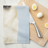 Chinook (Tropfohren) Gemälde - Original Hundkunst Geschirrtuch (Viertel Falte)