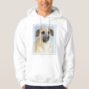Chinook (Tropfohren) Gemälde - Original Hundkunst Hoodie