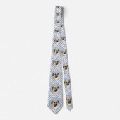 Chinook (Tropfohren) Gemälde - Original Hundkunst Krawatte (Vorderseite)