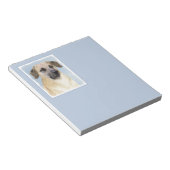 Chinook (Tropfohren) Gemälde - Original Hundkunst Notizblock (angewinkelt)