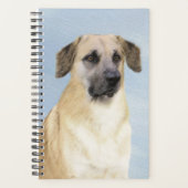 Chinook (Tropfohren) Gemälde - Original Hundkunst Planer (Vorderseite)