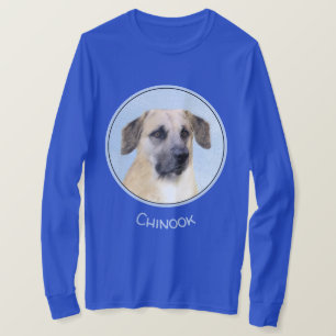 Chinook (Tropfohren) Gemälde - Original Hundkunst T-Shirt