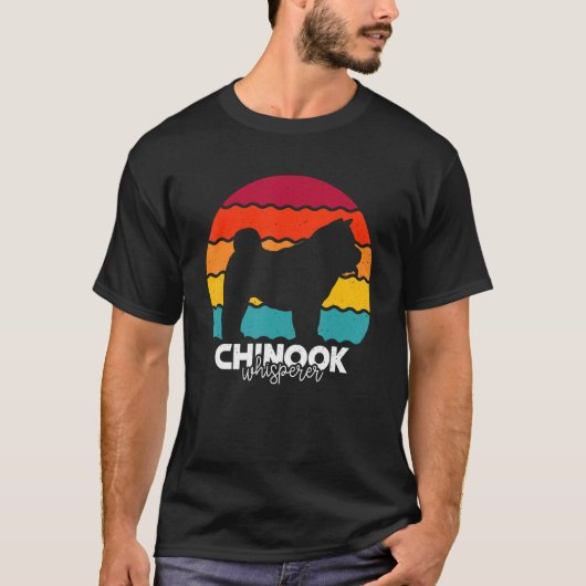 Chinook Whisperer Retro T-Shirt (Vorderseite)