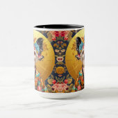 Chinsese Crested Hund Art Tasse (Zentrum)
