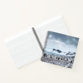 Chinstrap Penguin Colony Landscape Notizblock (Innenseite)