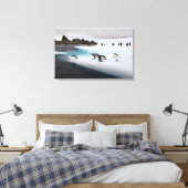 Chinstrap Penguins Leinwanddruck (Insitu (Schlafzimmer))