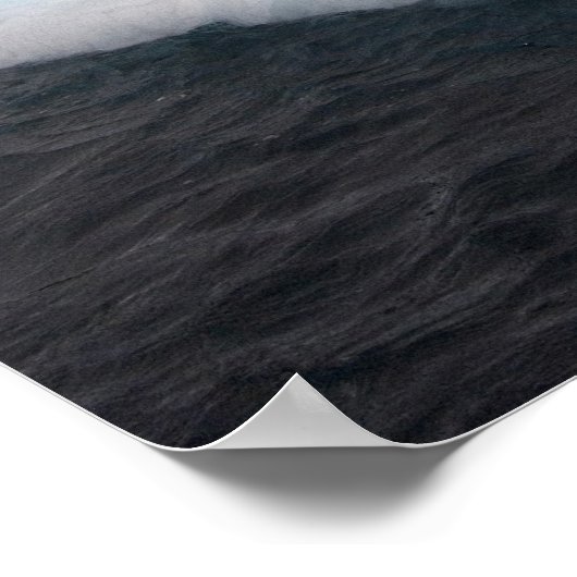 chinstrap penguins, Pygoscelis antarctica, 2 Poster (Ecke)