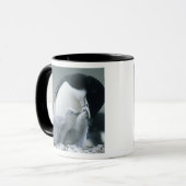 Chinstrap Penguins, Pygoscelis antarctica), Tasse (Vorderseite Links)