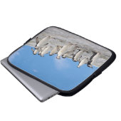 Chinstrap Penguins | Pygoscelis Antarktis Laptopschutzhülle (Vorne Knopf)