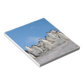 Chinstrap Penguins | Pygoscelis Antarktis Notizblock (angewinkelt)