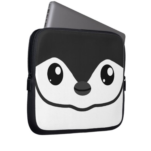 Chinstrap Pinguin-Laptop-Hülse Laptopschutzhülle (Vorne Rechts)