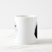 Chinstrap Pinguin-Porträt Kaffeetasse (Mittel)