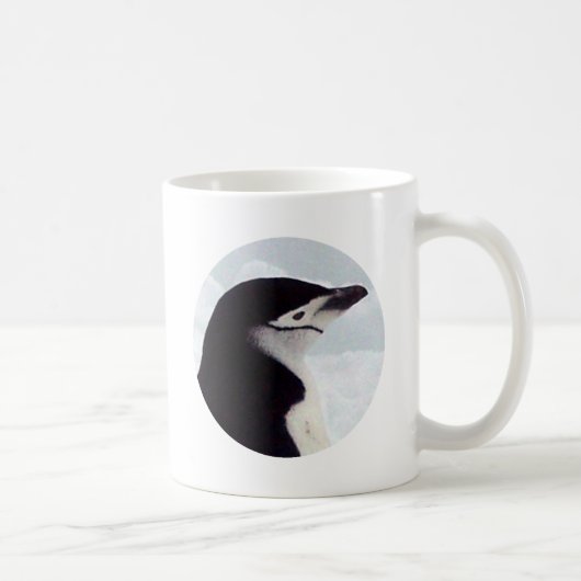 Chinstrap Pinguin-Porträt Kaffeetasse (Rechts)