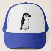 Chinstrap Pinguin Truckerkappe (Vorderseite)