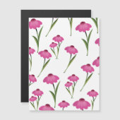 Chintz Blume Hintergrundmuster. Magnetkarte (Vorne/Hinten)